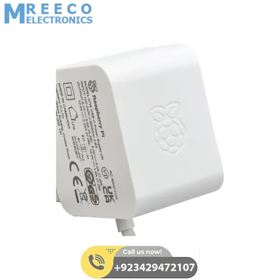 Raspberry Pi 5 27W USB-C Power Supply (EU Version)