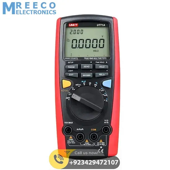 UNI T UT71A Intelligent Digital Multimeter - Front View
