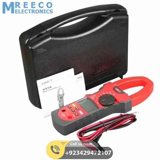 Digital Clamp Multimeter UNI T UT208 - Angle View