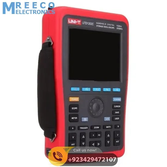 Handheld Digital Storage Oscilloscope DSO UNI T UTD1202C - Bottom View