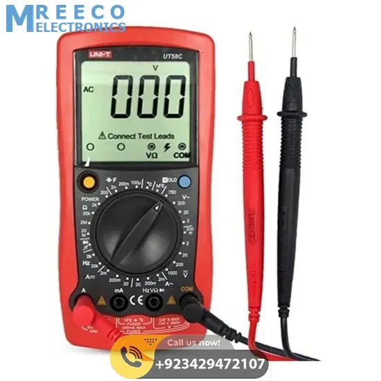 General Digital Multimeter UNI T UT58C - Front View