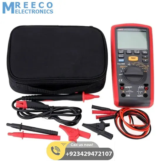 UNI T UT505B Handheld Insulation Resistance Tester - Side View