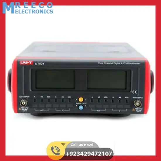 UNI-T UT 631 Digital bench millivoltmeter - Front View