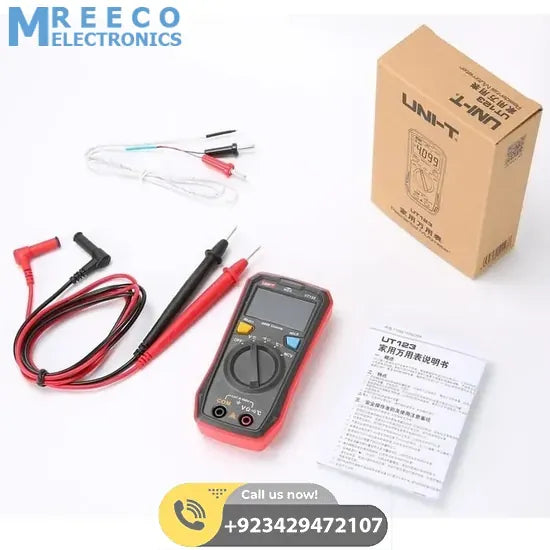 UNI T UT123 Residential Digital Multimeter - Zoomed View