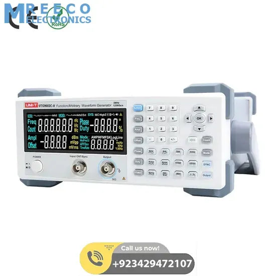 UNI T UTG9002C II Arbitrary Waveform Function Generator - Front View