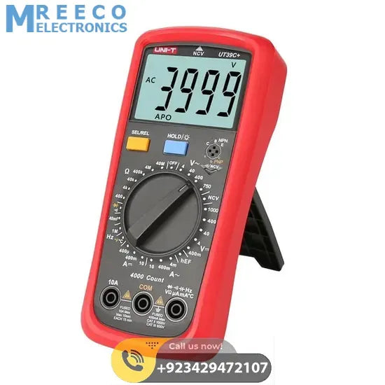 UNI T Digital Multimeter UT39C+ - Front View