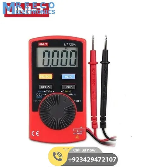 UNI T Pocket Size Digital Multimeter UT120A - Front View