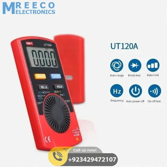 UNI T Pocket Size Digital Multimeter UT120A - Top View