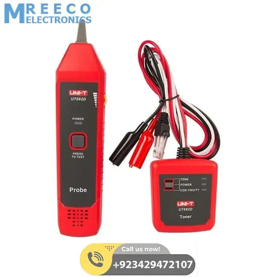 UNI T Network Tester Wire Tracker UT682D - Side View