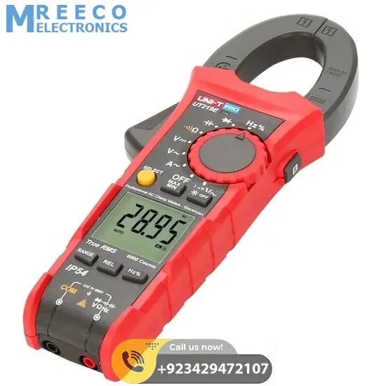 UNI T UT219E True RMS AC DC Clamp Meter 600A - Top View