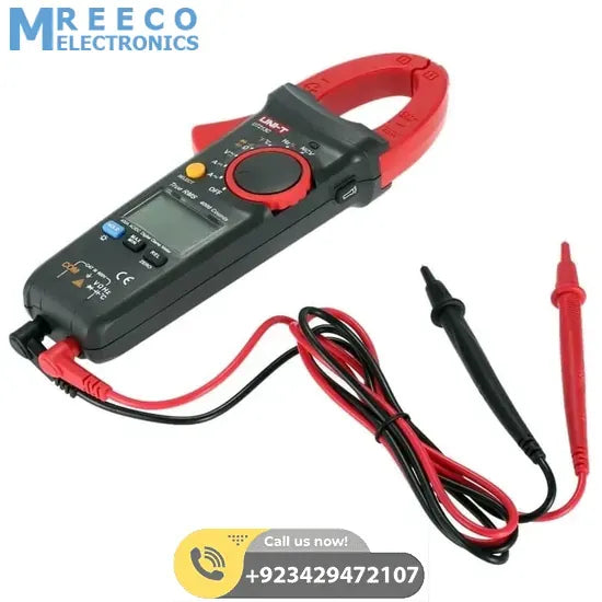 True RMS Digital Clamp Meter 400A UNI T UT213C - Side View