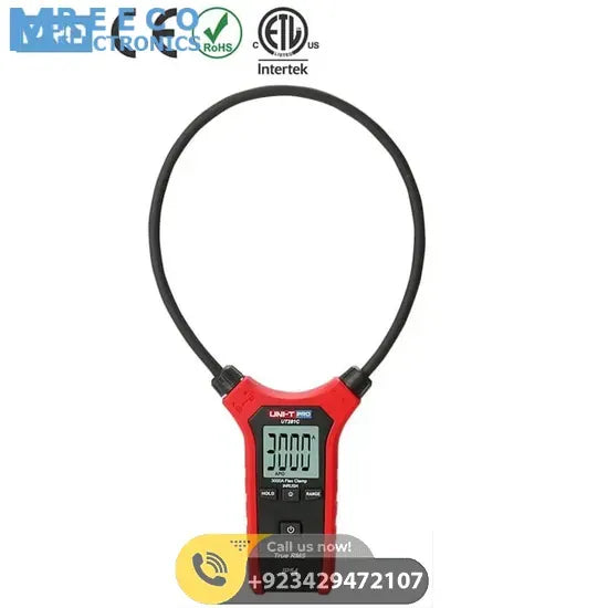 True RMS Flexible Clamp 3000A UNI T UT281C - Side View