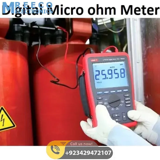 Digital Micro Ohm Meter UNI T UT620B - Bottom View