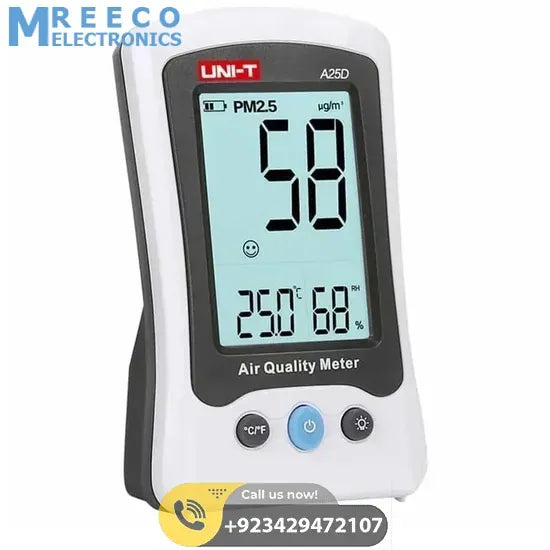 UNI T Air Quality Meter PM2.5 A25D - Top View