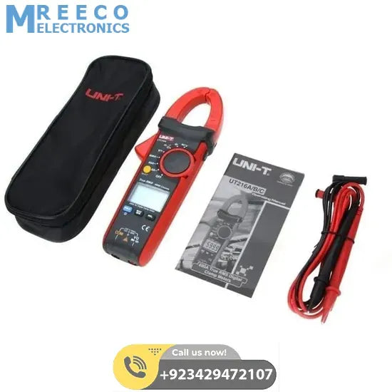 UNI T UT216A True RMS Digital Clamp Meter 600A - Top View