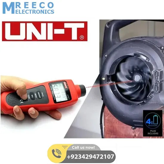 UNI T UT371 Non Contact Tachometer - Bottom View