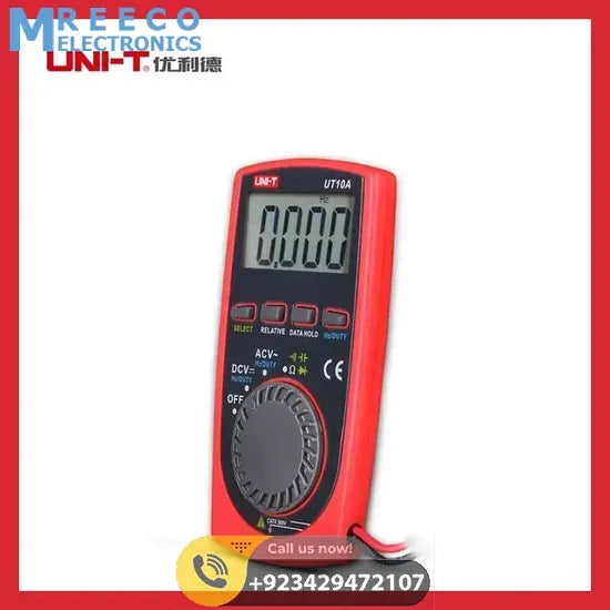 UNI-T UT10A Palm Size Multi meter - Front View