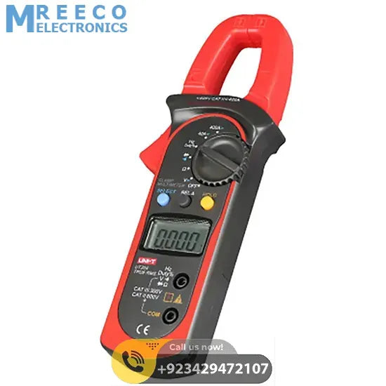 UNI T UT204 Auto Range Digital Clamp Meter - Back View
