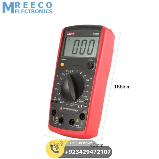 UNI T UT601 Digital RC Meter - Side View