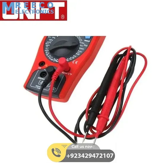 UNI T UT50C Modern Digital Multimeter - Side View