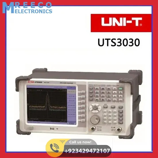 UNI-T UTS 3030D Spectrum Analyzer - Side View