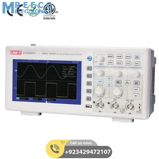 Digital Storage Oscilloscope 2 Channel DSO UNI T UTD2052CL - Back View
