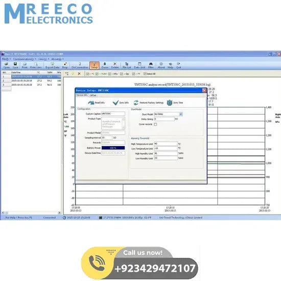 UNI T USB Data logger UT330C - Angle View