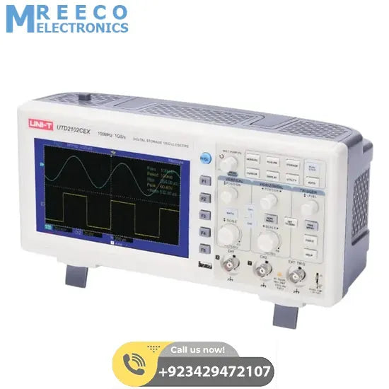 Digital Storage Oscilloscope 2 Channel DSO UNI T UTD2102CEX - Top View