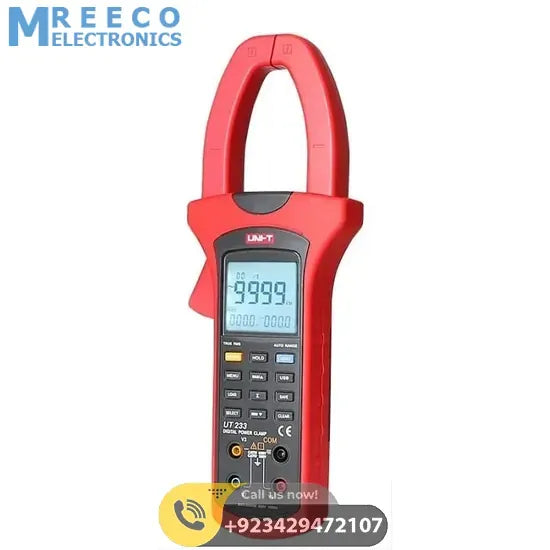 UNI T UT233 Digital Power Clamp Meter - Back View