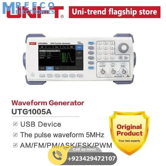 UNI T UTG1005A DDS Function Generator - Front View