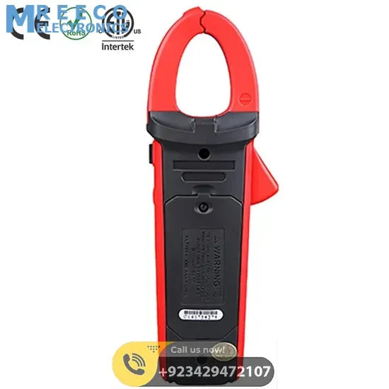 UNI T UT216B True RMS Digital Clamp Meter 600A - Side View