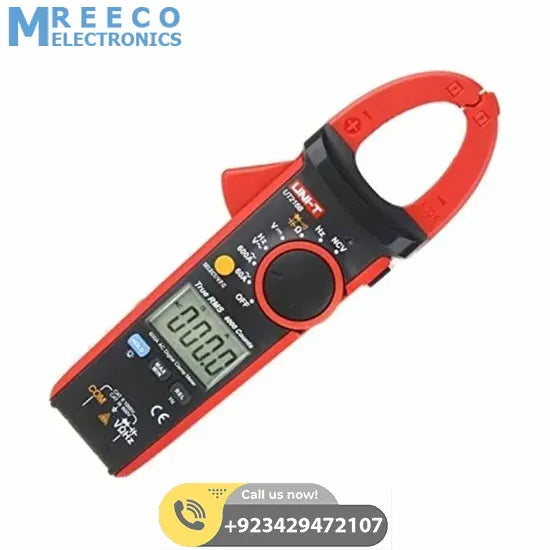 UNI T UT216B True RMS Digital Clamp Meter 600A - Back View