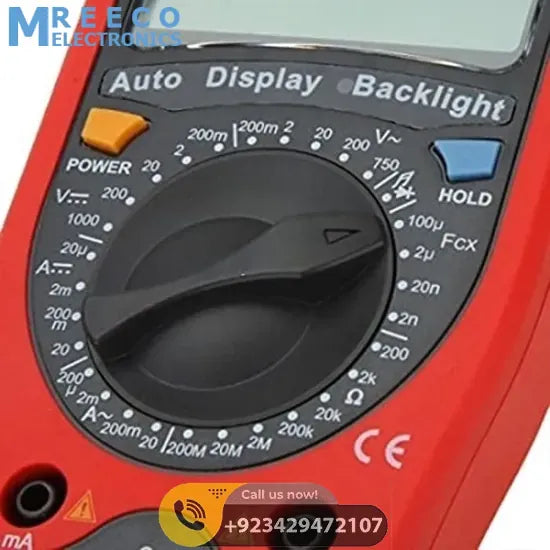 UNI T UT50A Modern Digital Multimeter - Side View