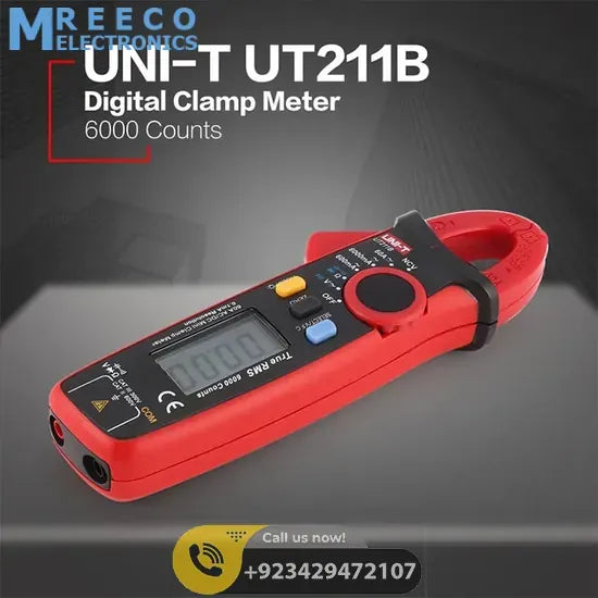 UNI T Mini Digital Clamp Meter UT211B - Back View