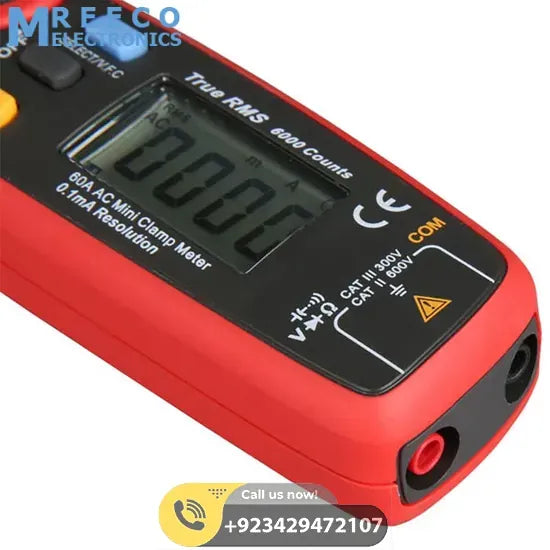 UNI T Mini Digital Clamp Meter UT211B - Angle View