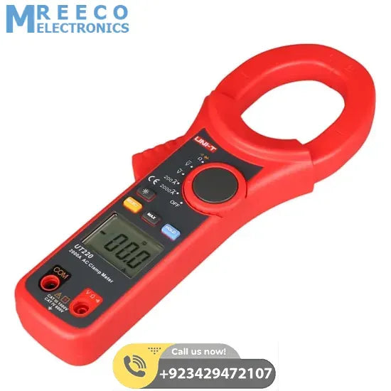 AC Clamp Meter 2000A UNI T UT220 - Back View