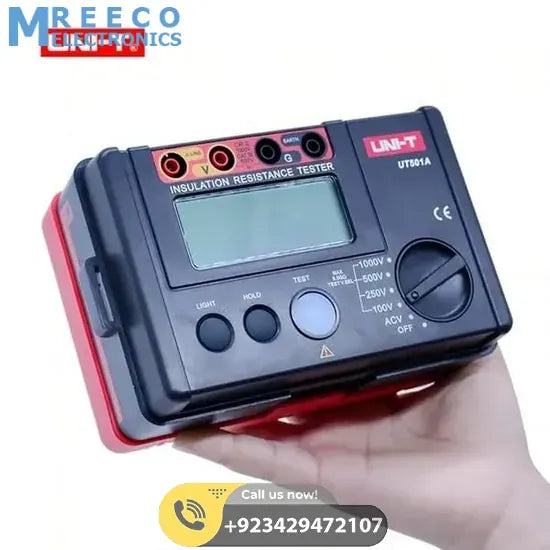 UNI T UT501A Insulation Resistance Tester - Front View