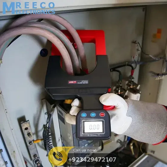 UNI-T UT223A AC Clamp Multimeter 4000A - Bottom View