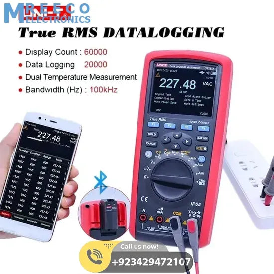 True RMS Datalogging Multimeter UNI T UT181A - Front View