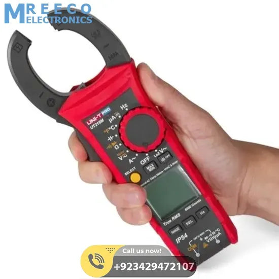 UNI T UT219M True RMS AC DC Clamp Meter 600A - Top View