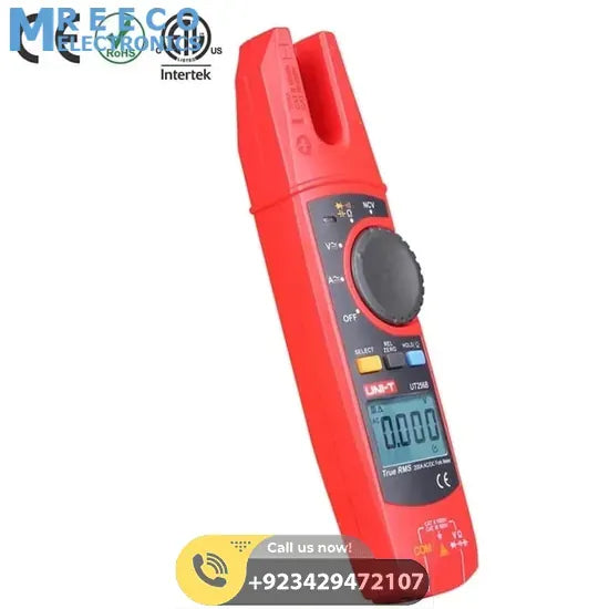 True RMS Digital Fork Type Clamp Meter UNI T UT256B - Back View