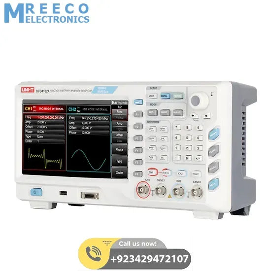 UNI-T UTG4162A Function/Arbitrary Waveform Generator - Side View