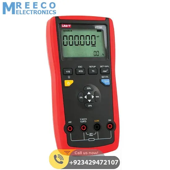 UNI-T UT701 Single Function Temperature Calibrator - Back View