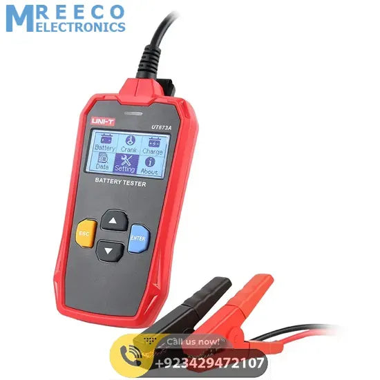 UNI-T UT673A Battery Tester - Side View