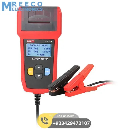 UNI-T UT675A Battery Tester - Side View