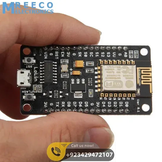 ESP8266 CH340 LoLin NodeMCU V3 WIFI Development Board IoT Development Board In Pakistan - Front View