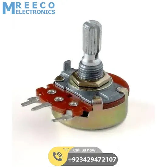 50K Variable Resistor Potentiometer Volume Type - Side View