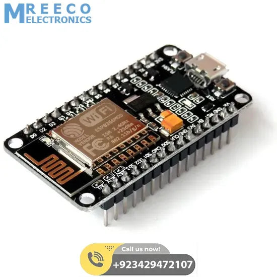 NodeMcu V2 Lua WIFI IoT Development Board CP2102 ESP 12E ESP8266 - Front View