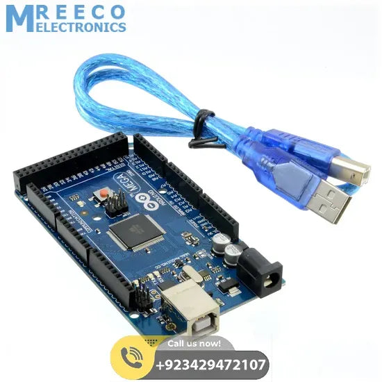 Arduino Mega 2560 R3 In Pakistan - Side View