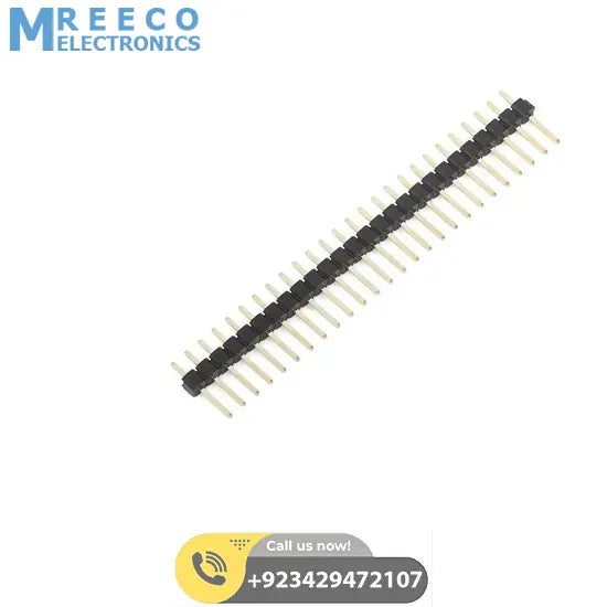 2.54mm Pitch 40 Pin Male Header In Pakistan - Side View